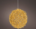 LED Kugel Outdoor gold klassischwarme LED 35cm