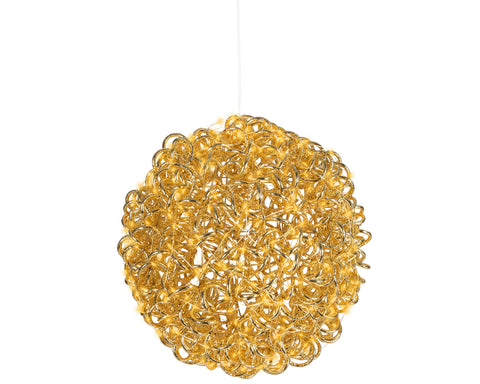 LED Kugel Outdoor gold klassischwarme LED 35cm