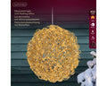 LED Kugel Outdoor gold klassischwarme LED 35cm