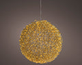 LED Kugel Outdoor gold klassischwarme LED 55cm