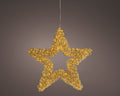 LED Stern Outdoor gold klassischwarme LED 58x10cm