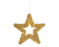LED Stern Outdoor gold klassischwarme LED 58x10cm