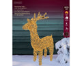 LED Rentier Outdoor gold klassischwarme LED 20x57x104cm