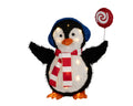 LED Pinguin Stoff Outdoor warmweiße LED 16x34x43cm