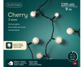 LED Cherrybeleuchtung Outdoor schwarz 120 warmweiße LED 900cm