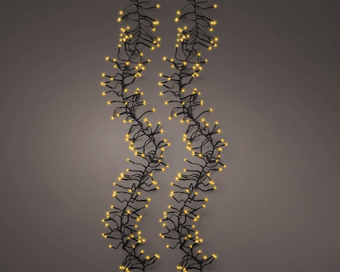 LED-Lichterkette „Cluster“ klassischwarm 448 LED / 4.2 m