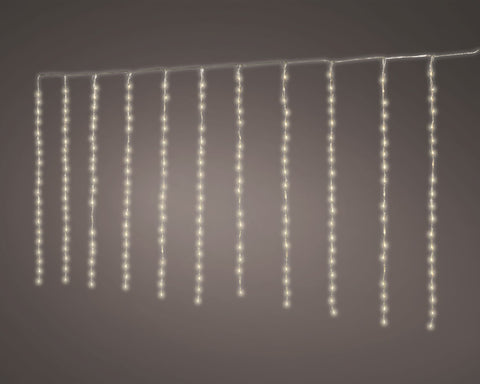 LED-Lichtvorhang Schneefallfunktion warmweiss 400 LED / 4m