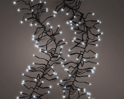 LED-Lichterkette „Cluster Twinkle“ kaltweiss 2040 LED / 19m