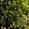LED Lichterkette Cluster 8 Leuchtmodi Outdoor schwarz 768 warmweiße & klassischwarme LED 700cm