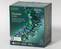 LED Lichterkette Cluster 8 Leuchtmodi Outdoor schwarz 1512 softbune LED 1400cm