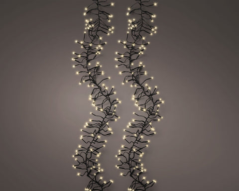 LED-Lichterkette „Cluster Twinkle“ softgold 448 LED / 4.2m