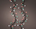 LED Cherrybeleuchtung 8 Leuchtmodi Outdoor schwarz 350 bunte LED 750cm