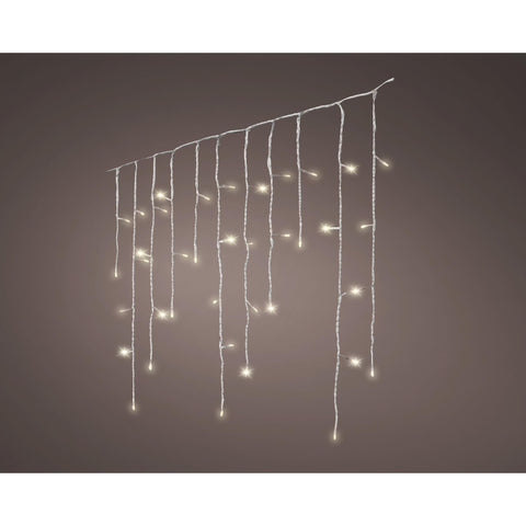 LED-Lichterkette Eiszapfen "flowing" warmweiss 480 LED / 11.8 m