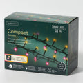 LED Lichterkette Compact 8 Leuchtmodi Outdoor grün 500 pinke & klassischwarme LED 1100cm