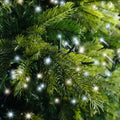 LED Lichterkette Compact 8 Leuchtmodi Outdoor grün 750 warmweiße & kaltweiße LED 1600cm