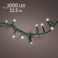 LED Lichterkette Compact 8 Leuchtmodi Outdoor grün 1000 warmweiße & kaltweiße LED 2250cm