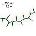 LED Lichterkette Compact 8 Leuchtmodi Outdoor grün 350 warmweiße LED 750cm