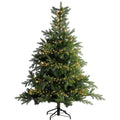 LED Lichterkette Compact 8 Leuchtmodi Outdoor grün 750 klassischwarme LED 1600cm