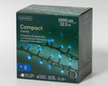 LED Lichterkette Compact 8 Leuchtmodi Outdoor grün 1000 blaue LED 2250cm