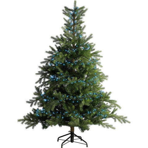 LED Lichterkette Compact 8 Leuchtmodi Outdoor grün 1000 blaue LED 2250cm