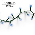 LED Lichterkette Compact 8 Leuchtmodi Outdoor grün 1000 blaue LED 2250cm