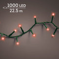 LED Lichterkette Compact 8 Leuchtmodi Outdoor grün 1000 rote LED 2250cm