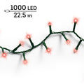 LED Lichterkette Compact 8 Leuchtmodi Outdoor grün 1000 rote LED 2250cm