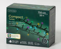LED Lichterkette Compact 8 Leuchtmodi Outdoor grün 750 softbunte LED 1600cm