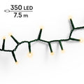 LED Lichterkette Compact 8 Leuchtmodi Outdoor grün 350 softgoldene LED 750cm