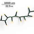 LED Lichterkette Compact 8 Leuchtmodi Outdoor grün 1000 softgoldene LED 2250cm