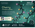 LED Cherrybeleuchtung 8 Leuchtmodi Outdoor schwarz 350 softbunte LED 750cm