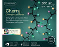 LED Cherrybeleuchtung 8 Leuchtmodi Outdoor schwarz 500 softbunte LED 1100cm