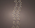 LED Lichterkette Compact 8 Leuchtmodi Outdoor transparent 1500 softgoldene LED 3400cm