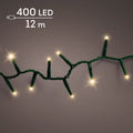 LED Lichterkette Compact Sparkle-Effekt Outdoor grün 400 softgoldene LED 1200cm