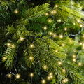 LED Lichterkette Compact Sparkle-Effekt Outdoor grün 400 softgoldene LED 1200cm
