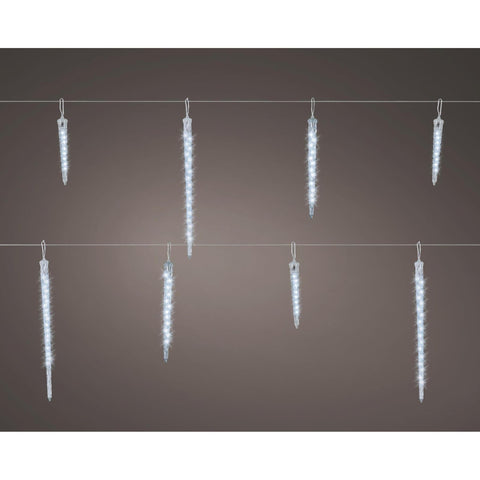 LED-Lichterkette "Icicle Lights" kaltweiss 148 LED / 2.5m