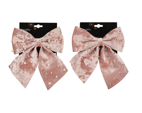 Schleife rosa 3x20x24cm