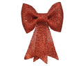Schleife Glitter rot 7x31x40cm