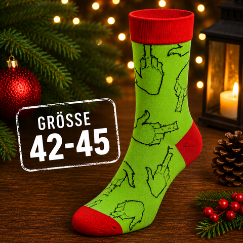 Socken Festtags-Muffel mit Spruch