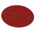 Dekoteller rot 33x1.5cm
