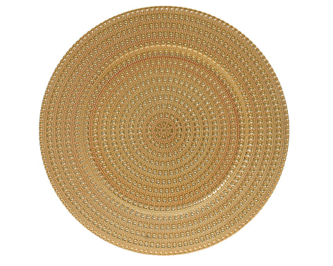 Dekoteller gold 33x1.5cm