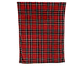 Kuscheldecke kariert rot 150x200x0.8cm
