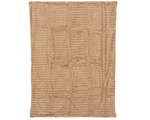 Kuscheldecke beige 170x130x1cm