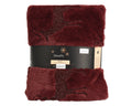 Kuscheldecke bordeaux 150x200x1.5cm