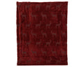 Kuscheldecke bordeaux 150x200x1.5cm