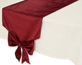 Tischläufer Schleife rosa rdeaux 150x32x0.5cm