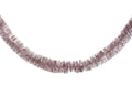 Lametta girlande pet in glänzendem roségold mit metallischem fransenlook für festliche dekoration