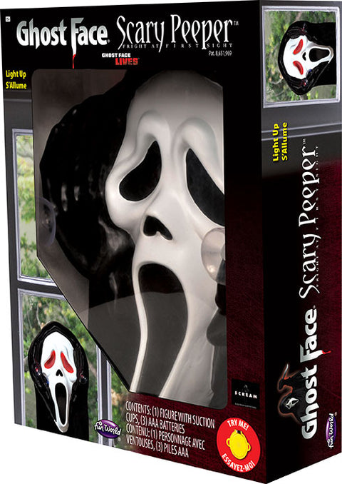 Ghost Face Fensterspanner 32 cm inkl. Saugnäpfe Halloween Fun World