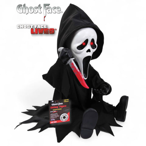 Ghost Face animierte Figur 28 cm Halloween Fun World