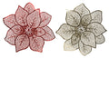 Tischset Poinsettia rot gold 44x1cm